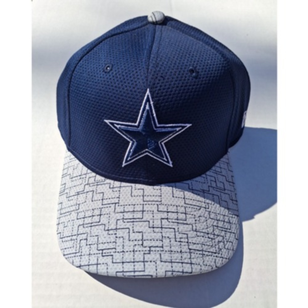 New Era Dallas Cowboys 39Thirty Baseball Cap Mens Patterned, Blue, M/L, New